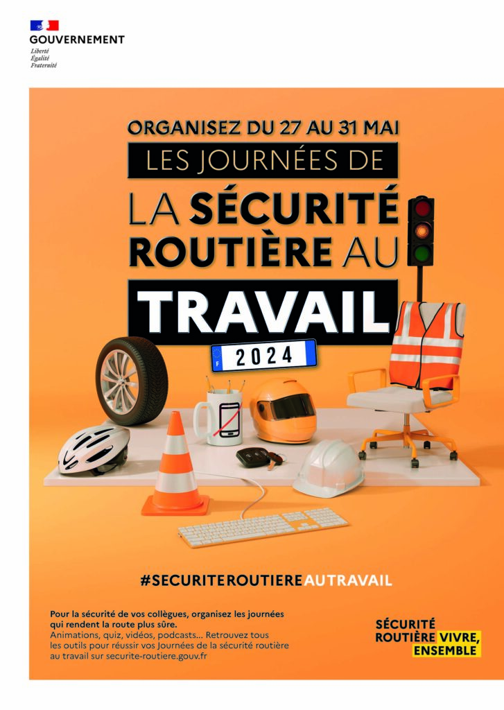 Affiche de la sécurité routière